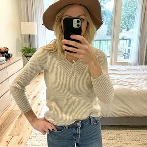 Madewell oatmeal color sweater, size xxs